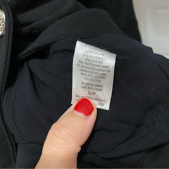 CAMI NYC bruna blazer in black Size Small Flaw - Picture 7 of 11